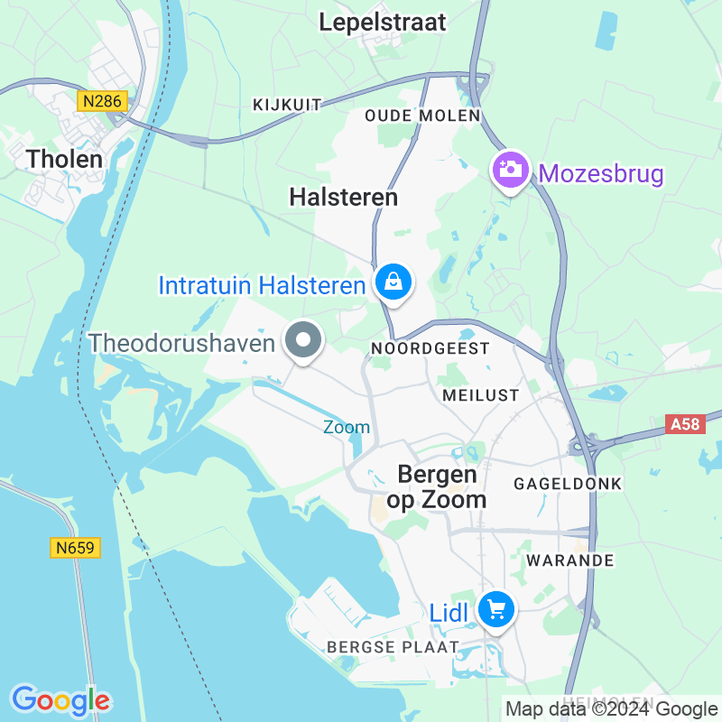 Bekijk de locatie via Google Maps