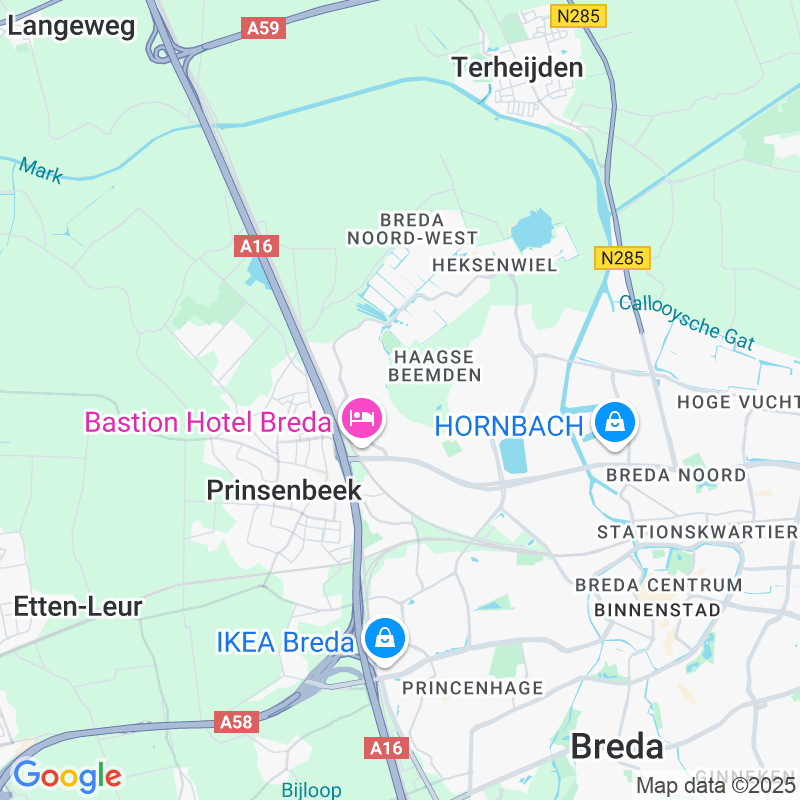 Bekijk de locatie via Google Maps