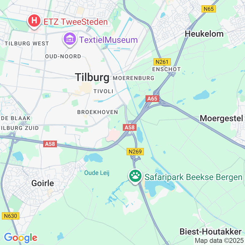 Bekijk de locatie via Google Maps
