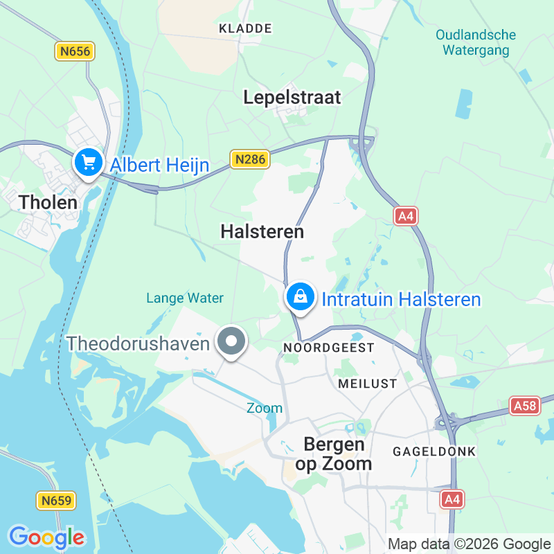Bekijk de locatie via Google Maps