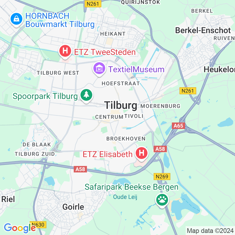 Bekijk de locatie via Google Maps