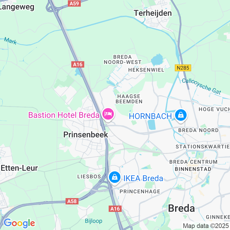 Bekijk de locatie via Google Maps