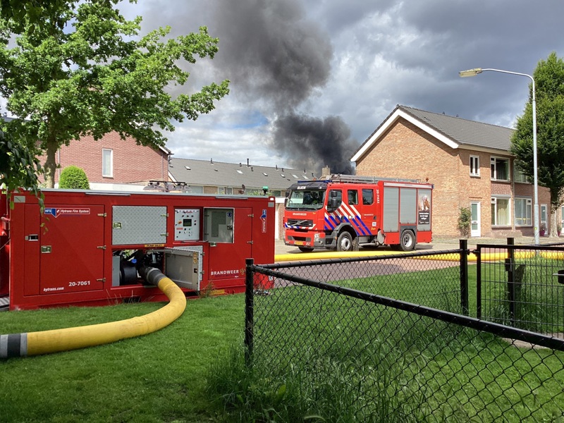 Waterwinningsvoertuig van de brandweer