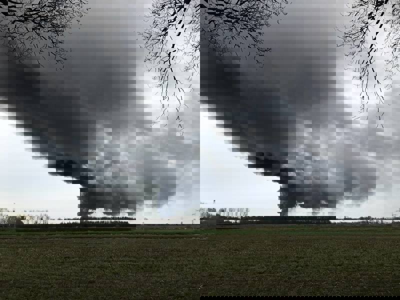 Rook bij brand in Etten-Leur