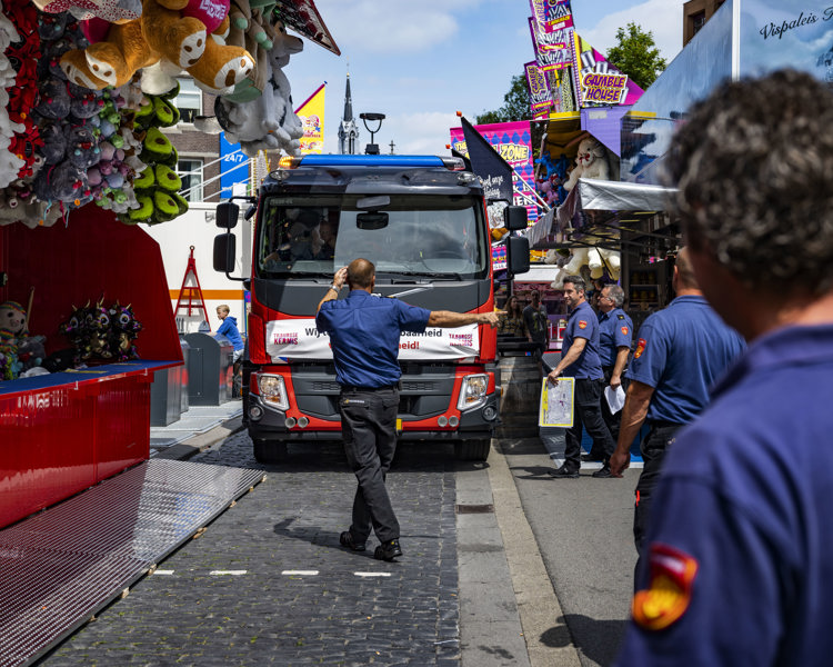 Brandweer Test Bereikbaarheid Kermis Tilburg