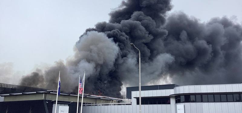 Brand Hermelijnweg in Etten-Leur