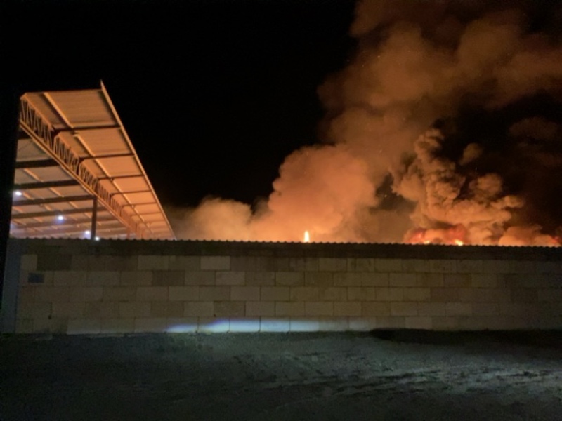 Brand bij recyclingbedrijf