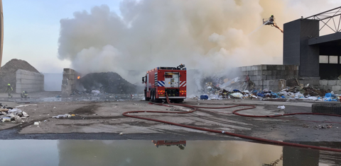 Buitenbrand van Hilststraat Waalwijk